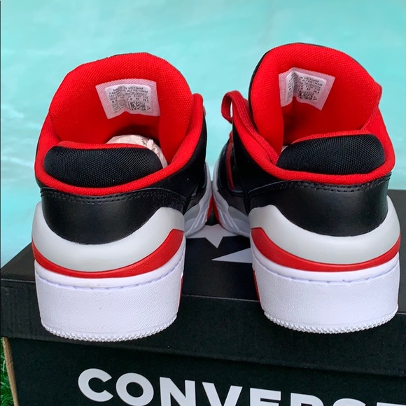 CONVERSE ERX 260 OX BLACK/UNIVERSITY RED/White WMN - Picture 9 of 16